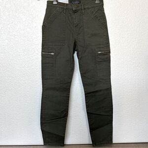 Banana Republic Army Green Skinny Cargo Pants 00/24p